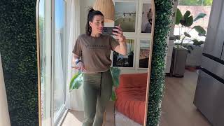 Amazon Best Seller BALEAF Women's fleece lined leggings try on haul #fleecelined #Baleaf