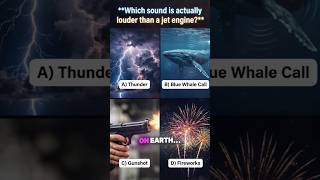 99% People Can't Answer This Sound Quiz 🤯 (Blue Whale vs Jet Engine)