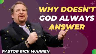 Rick Warren | BONUS Lesson Why Doesn't God Always Answer the First Time I Pray