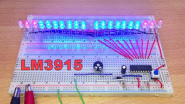 20 LEDs Vu-Meter - (Mirror Effect) with LM3915