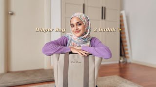 What&#39;s In My Diaper Bag + Work Bag (Anak 2 Bawah 2 tahun)