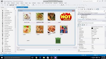 โปรแกรมร้านขายอาหาร Visual studio 2012