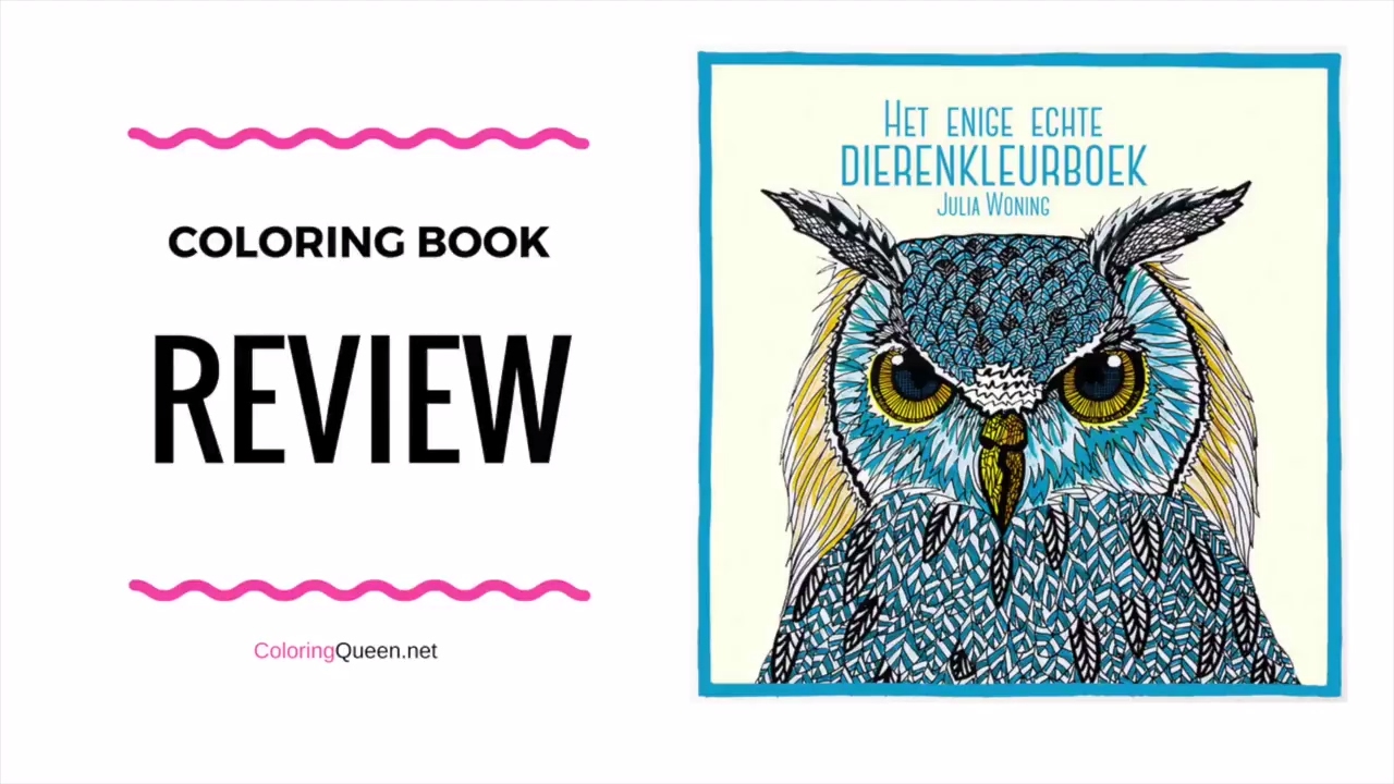 Het Enige Echte Dierenkleurboek Coloring Book Review