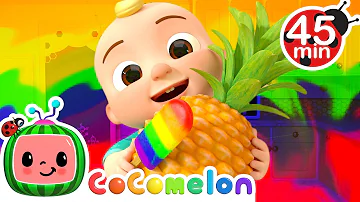 Rainbow Popsicle Song | Cocomelon - Nursery Rhymes | Colors for Kids