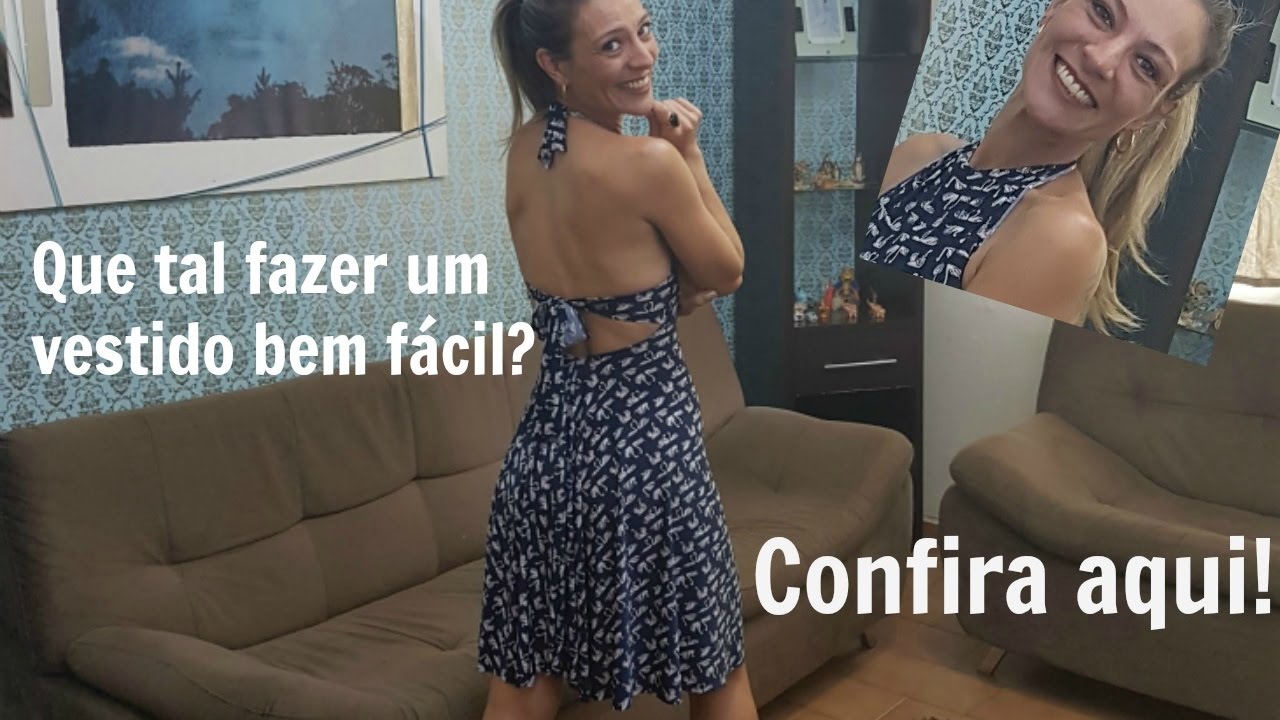 Vestido Fácil... rapido de fazer, pode conferir e se arriscar ai!