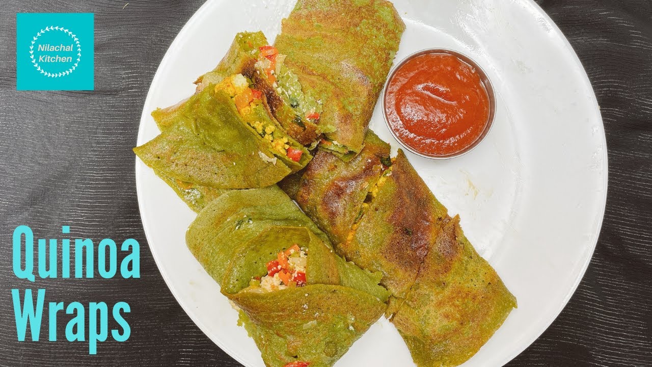 Ekadashi Quinoa Wrap Grain free Gluten free Quinoa Wrap Quinoa