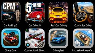 Car Parking 2,Car Driver 5,Real Car Driving,Coach Bus Driver,Chaos Cars,Counter Attack Shoot screenshot 2