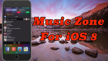The BEST music Widget: Music Zone for iOS 8