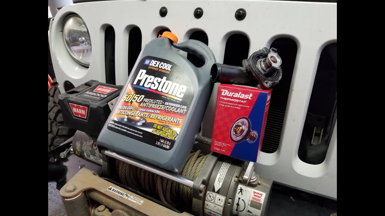 P0128 code 2013 Jeep Wrangler | Which Antifreeze to Use | Thermostat R&R -  YouTube
