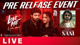 Love Me Pre Release Event LIVE | Ashish | Vaishnavi Chaitanya | Shreyas Media