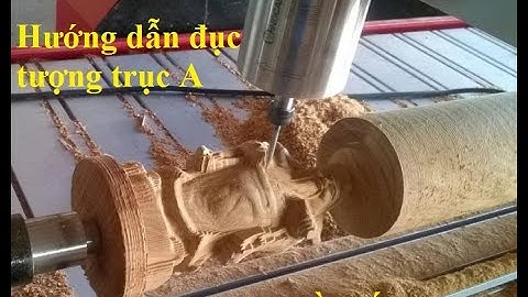 Hướng Dẫn Trục A máy CNC , Máy cnc gỗ , Đục tượng gỗ , phần 1