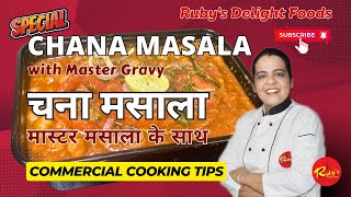 Special Channa Masala Recipe prepared with my Special Cloud Kitchen Master Gravy!