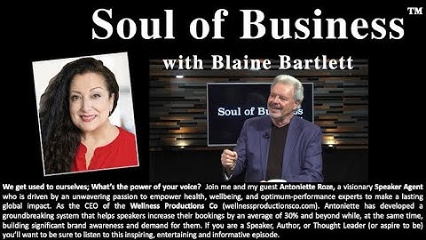 Antoinette Roze - Speaker Agent Extraordinaire