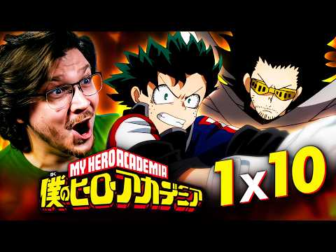 MY HERO ACADEMIA 1x10 REACTION | Encounter with the Unknown | Episode 10 | First Time Watching