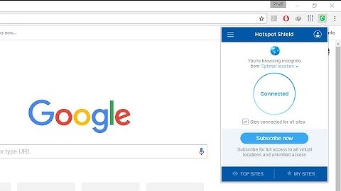 How To Use Hotspot Shield VPN Proxy Software Extension In Google Chrome