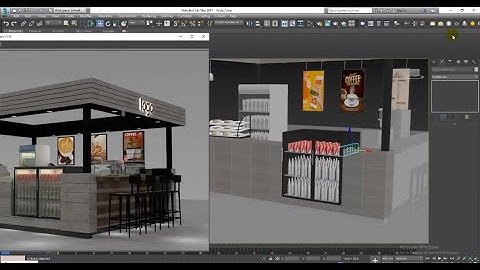 3DsMax Tutorials, Learn 3D Texturing a Food Stall from Scratch in 3dsmax ( Part 7)
