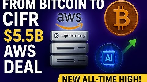 Cipher Mining $5.5 Billion AWS Deal | Why CIFR Stock Could Be the Next AI Infrastructure Powerhouse