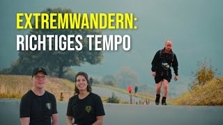 Bist du zu langsam? Das richtige TEMPO beim EXREMWANDERN finden | Mammutwissen