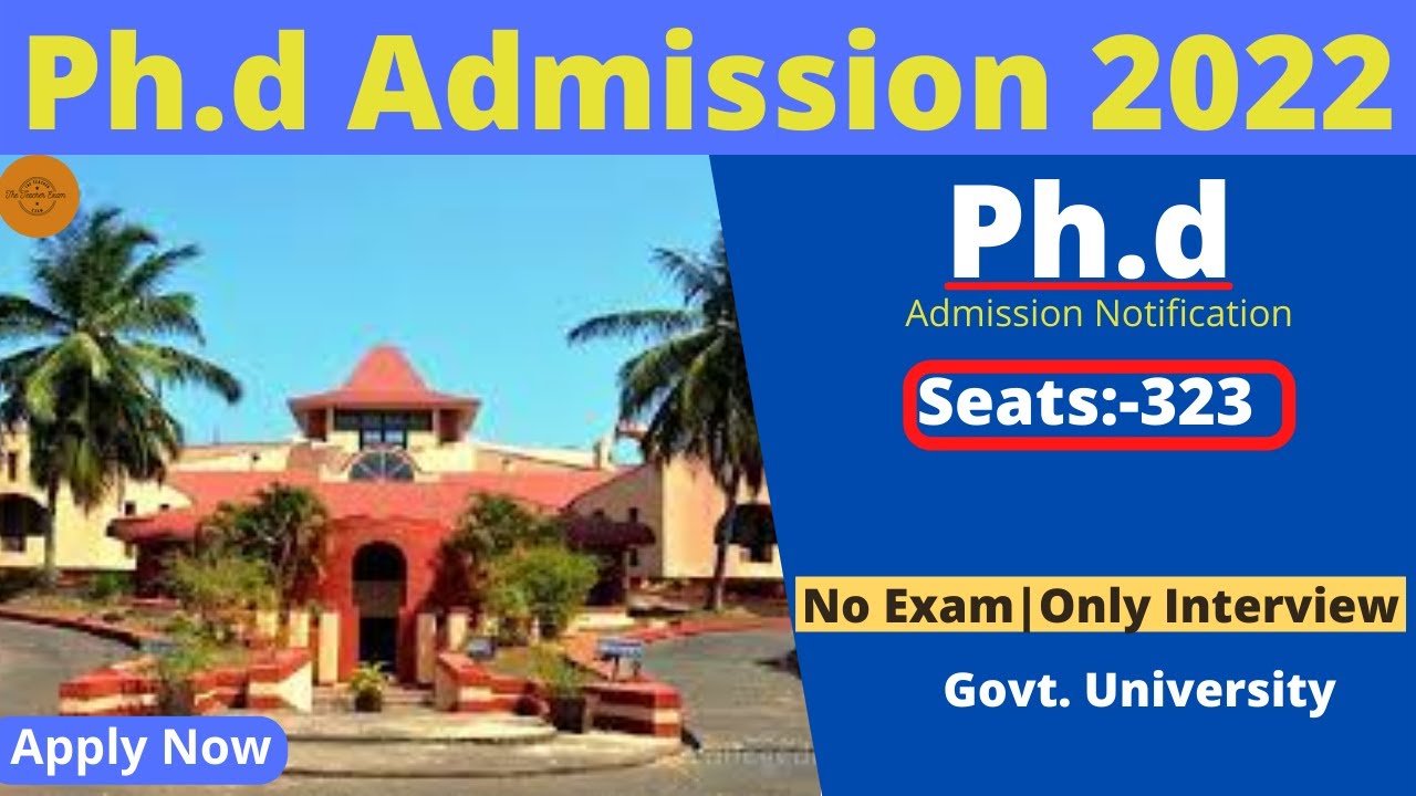 phd entrance exam 2022 madhya pradesh