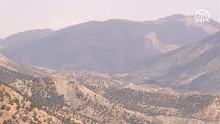 Kuzey Iraktaki Kandil Dağını Görüntüledi