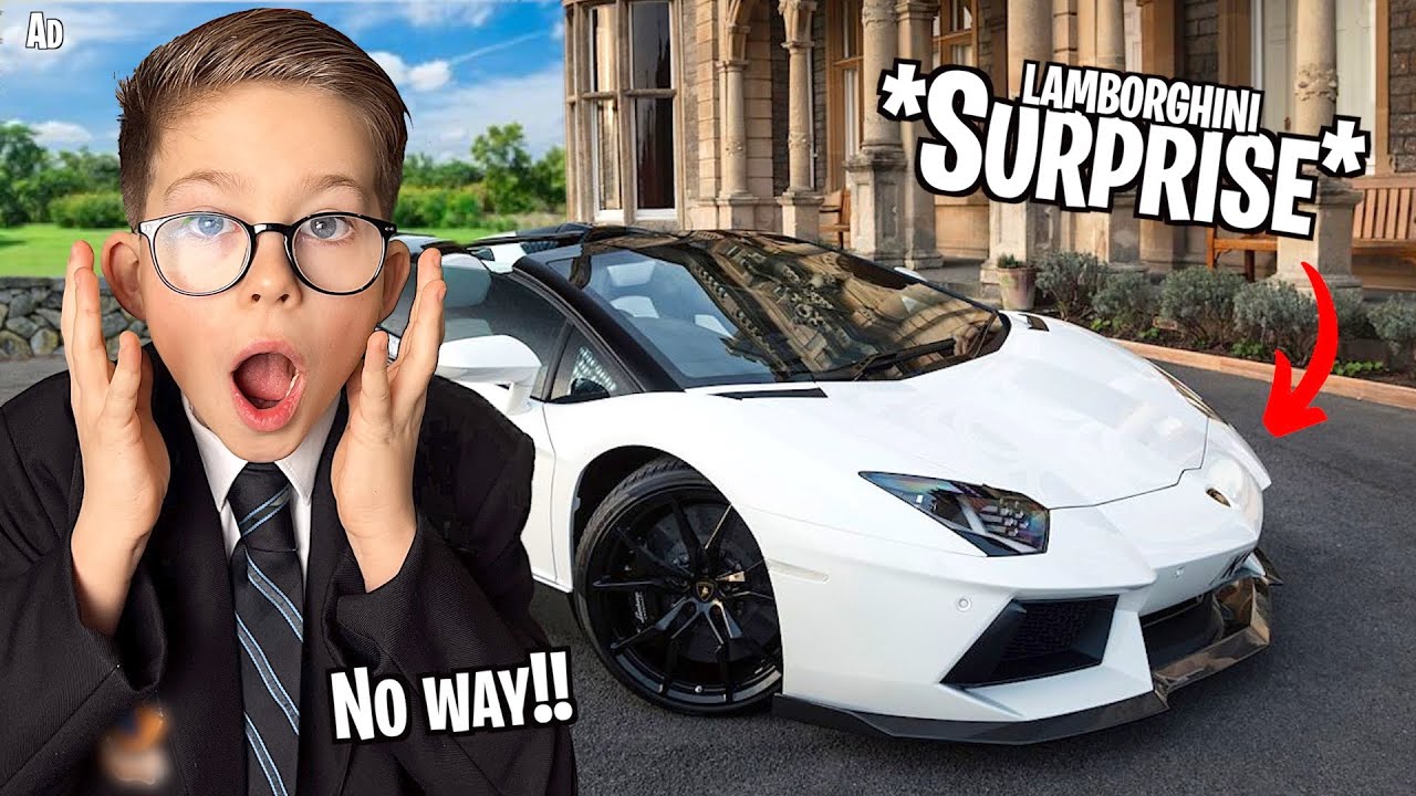 Download PICKING UP my son from HIGH SCHOOL in a LAMBORGHINI! *Crazy Reactions*