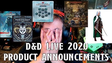 D&D Live 2020 Product Announcements! | Nerd Immersion