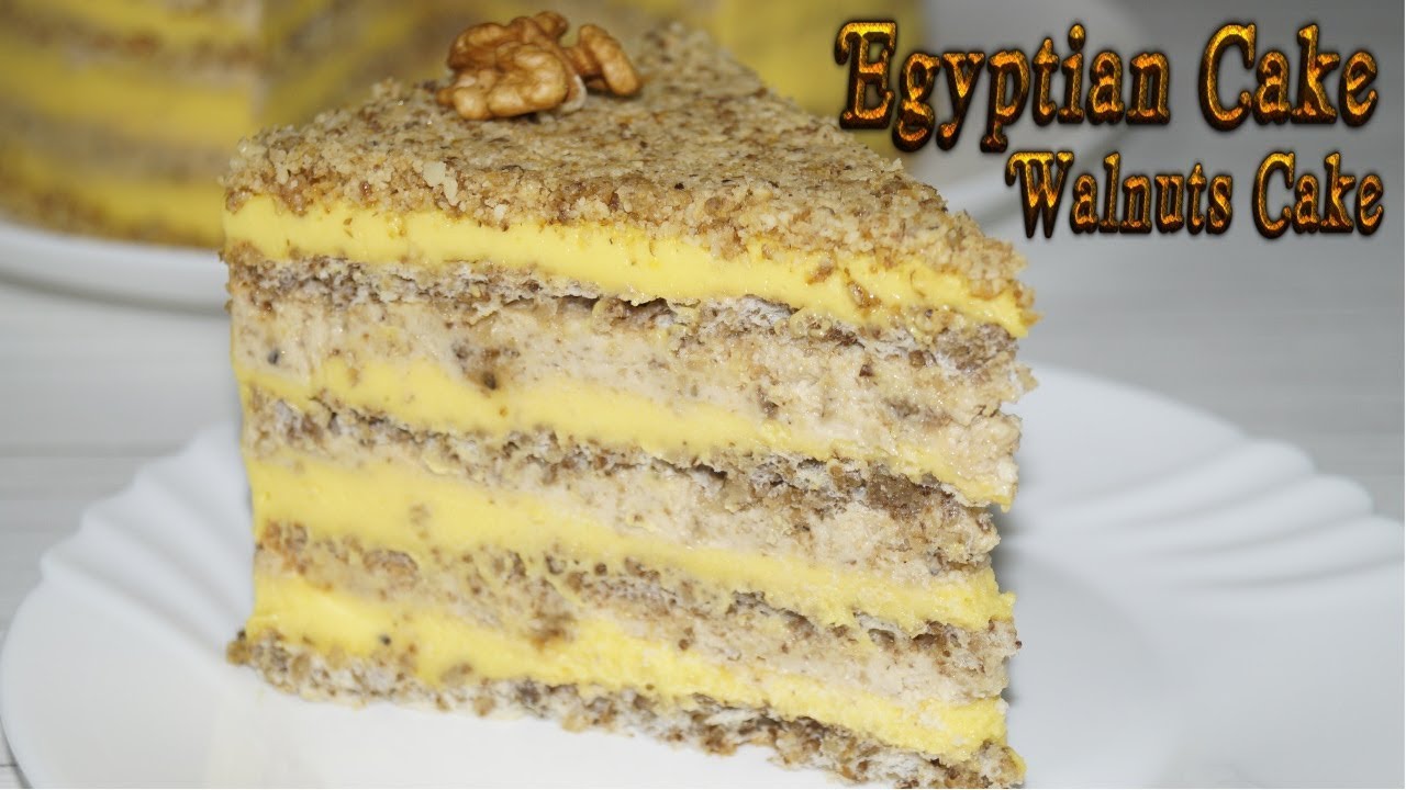 Walnuts Cake "Egyptian Cake"43 Cooked by Nataly YouTube