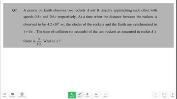 JEST Physics PYQ Solved | Special Theory of Relativity PYQ | Time of Collision | CSIR NET, GATE