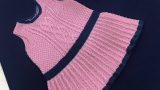 Hand Knitted Baby Frock/ Dress For 1-2 Years Old screenshot 3