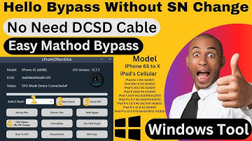 NO DCSD BYPASS using LPro AIO RamDisk Now Updated to V1.4 - Ultimate Pro Tool From The Team of Pros.