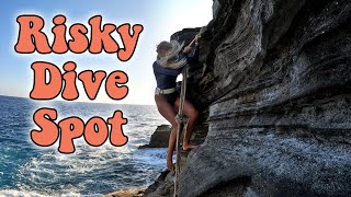 I thought i was gonna DIE on this dive (NOT clickbait)