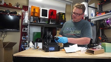 Monoprice MP mini SLA printer- Setup and first use