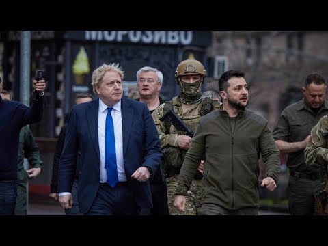 Boris Johnson makes surprise appearance to Ukraine