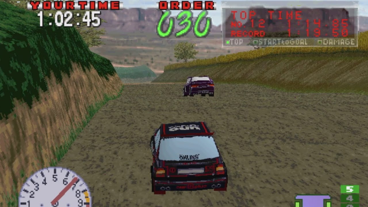 Hyper Rally (PS1) complete - YouTube