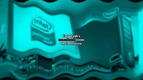 Intel Text To Speech From 1990 2010 in Cyan Ghost