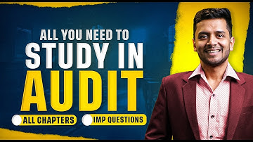 CMA INTER - AUDIT - ONE SHOT MARATHON | MUST WATCH FOR ALL CMA INTER STUDENTS