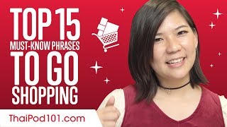 Top 15 Must-Know Phrases to Go Shopping in Thailand