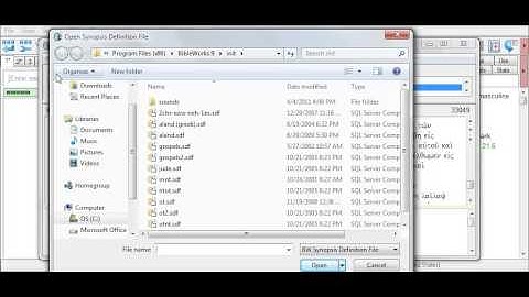 Displaying Multiple Passages Using the Synopsis Window