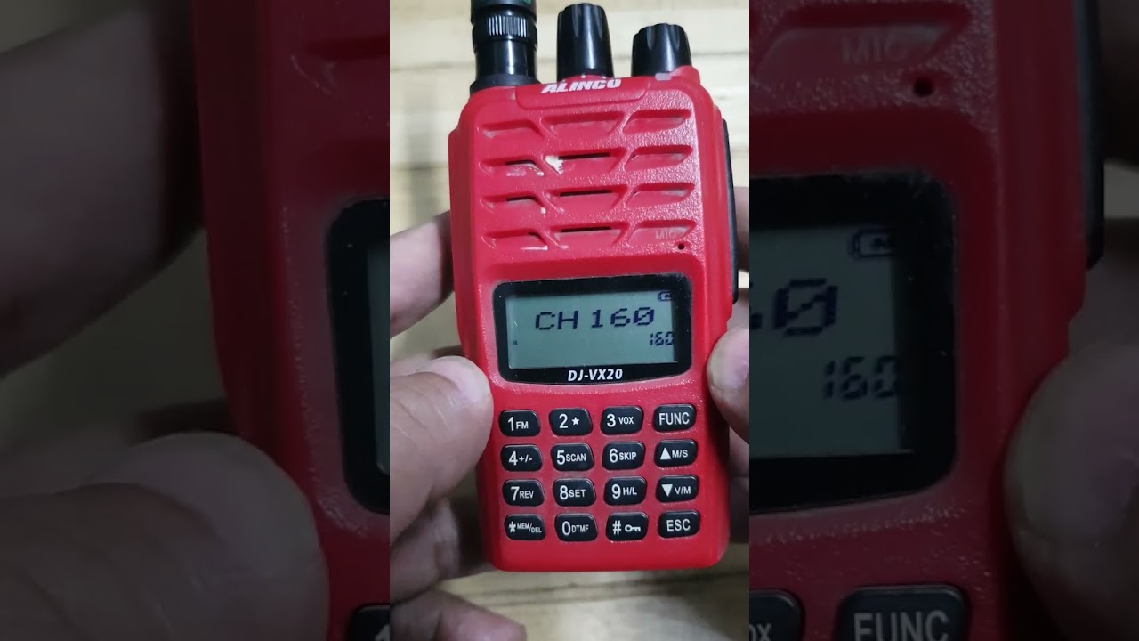 วิธีล็อคเครื่อง Alinco dj vx20