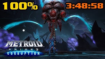 Metroid Prime 3: Corruption - 100% Speedrun in 3:48:58