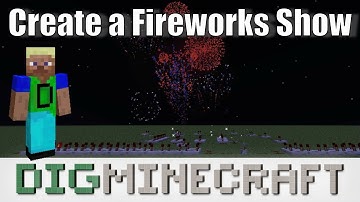 How to create a Fireworks Show in Minecraft Java Edition