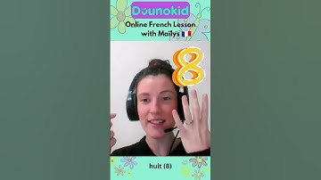 Count from 1 to 10 in French!