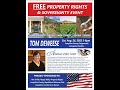 Rogue Valley Property Rights Presents, Tom Deweese