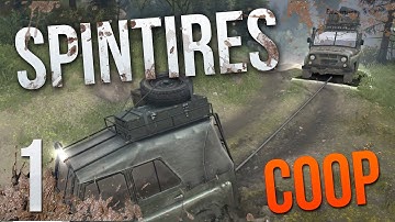 ROLL OUT - SpinTires Multiplayer - Volcano Complete - Part 1 - Coop Gameplay