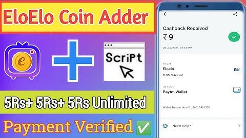 EloElo Coin Adder Script || EloElo App Unlimited Coin Adder Script || Sk Tech Earning-Tamil