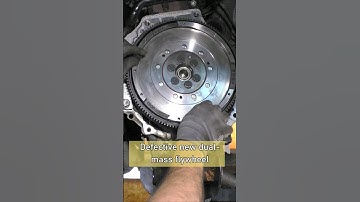 Clanging Noise of a Defective New Dual-Mass Flywheel #shorts