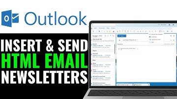 How To Insert and Send HTML Email Newsletters in Outlook 2025 (SIMPLE GUIDE)
