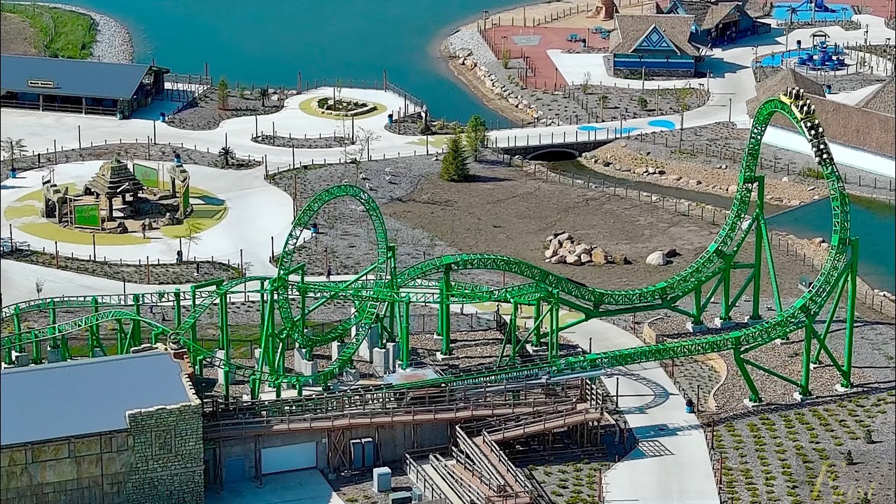 Matugani Matugani Drone Footage 4K Americas NEWEST Coaster Lost Island Waterloo ...