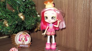 Набор Shopkins Chef Club «Кукла Shopkins Шоппиc Донатина» Кулинарная книга Распаковка