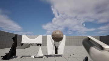 Unreal Engine Chaos Cloth: Interactive Tearing
